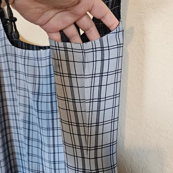 Anne Klein A Line Maxi Reversible Dress Women's 10 Vintage Teacher Academia - Picture 5 of 10